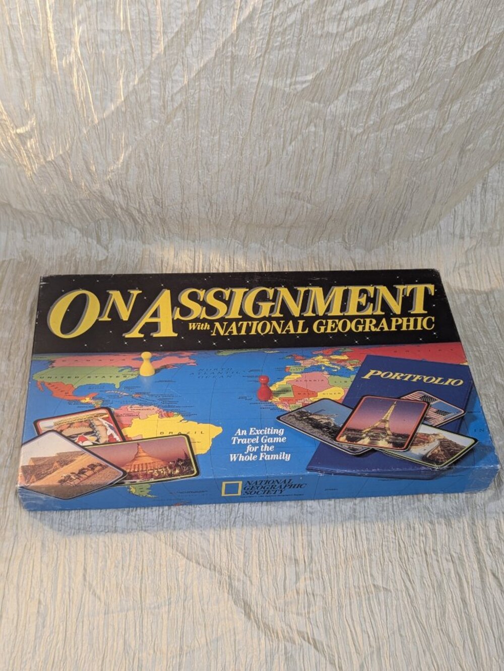 On Assignment with National Geographic Board Game Complete 1990 Family Game